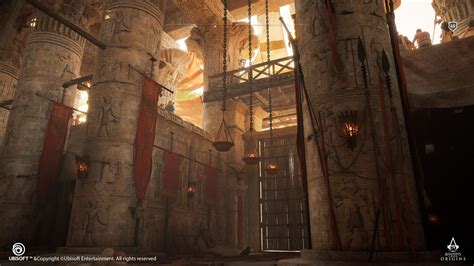 Artstation Assassin S Creed Origins Krokodilopolis Arena Daniel S