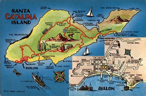 Map Of Catalina Island Maps