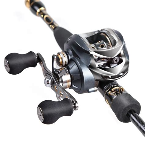 Baitcaster Rod Reel Combo 21m Carbon Fishing Rod And Reel M Saltwater