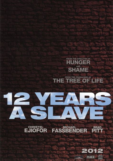 12 Years A Slave Synopsis And Poster