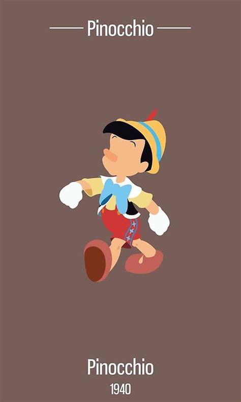 Pinocchio Illustration Disney Silhouettes And Posters