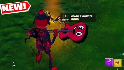 Where To Find Carnage And Venom Mythic Weapon In Fortnite Season 8