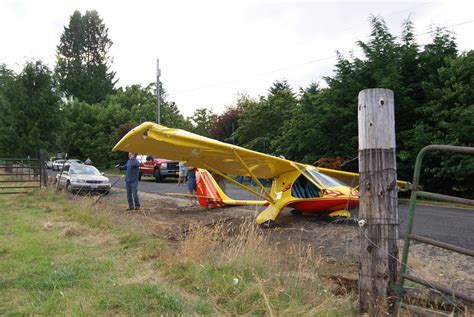 Ultralight Plane Crash Lands Near Sandy River Airport No Reported