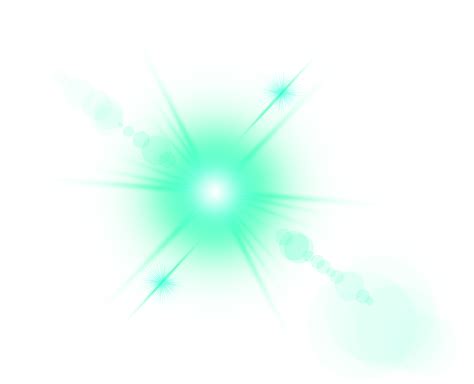 Green Lens Flare Realistic PNG Images CBEditz