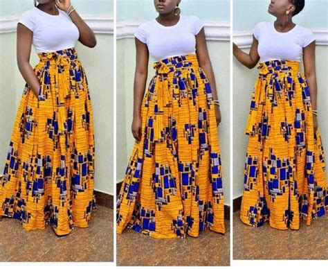 Peju Ankara Maxi African Skirts African Skirts For Women African