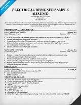 Images of Resume Format For Electrical Design Engineer