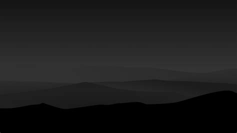 1600x900 Resolution Dark Minimal Mountains At Night 1600x900 Resolution
