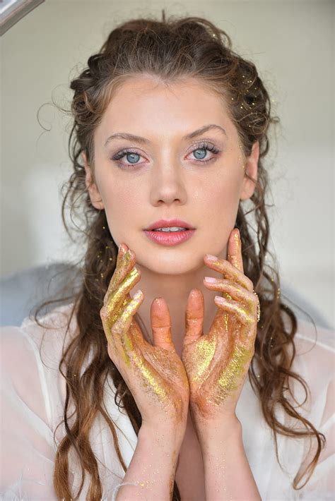 Elena Koshka Modelo Estrella Porno Mujeres Ojos Azules Cara Fondo