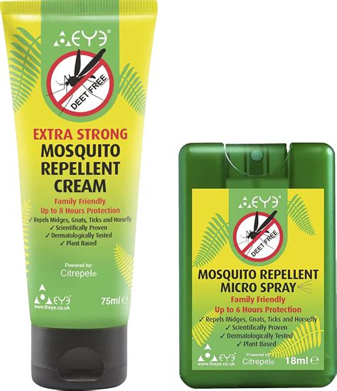 Theye Natural Mosquito Repellent Cream And Micro Spray Combo Pack