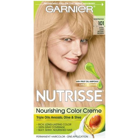 Pk Garnier Nutrisse Nourishing Hair Color Creme Extra Light Ash