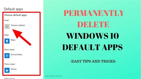How To Permanently Delete Default Apps In Windows 10 Youtube