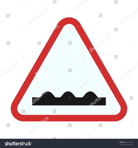 Road Sign Rough Icon Vector Image Can Also Be Royalty Free Stock