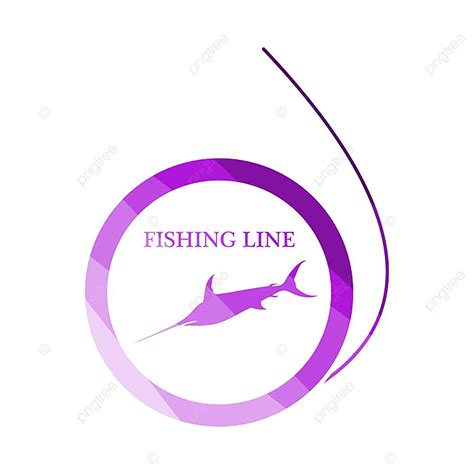 Icon Of Fishing Line Of Design Circle PNG And Vector With