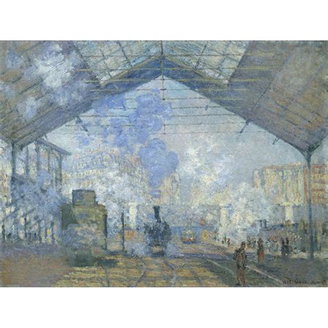 Gare St Lazare 1877 By Claude Monet