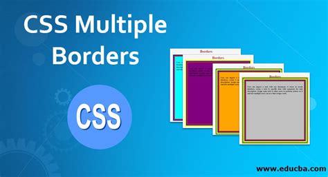 Css Multiple Borders How Does Multiple Border Work In Css