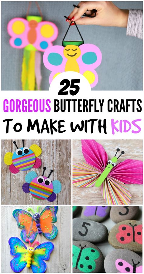 25 Gorgeous Butterfly Crafts To Make With Kids The