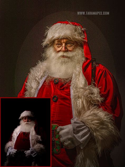 Painterly Santa Photoshop Tutorial Reserved For H Etsy