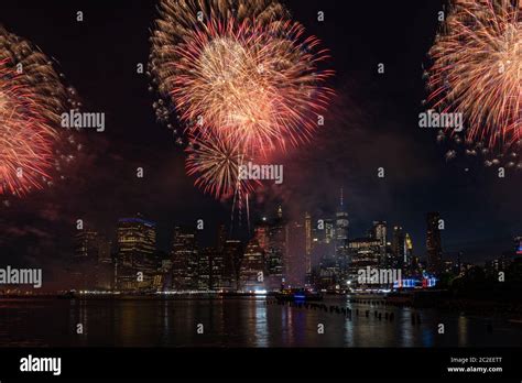 Macys 4th Of July Independence Day Fireworks Show On East River With