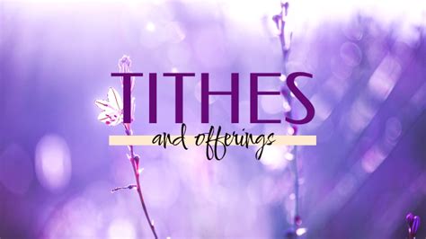 Tithes And Offerings Template Postermywall