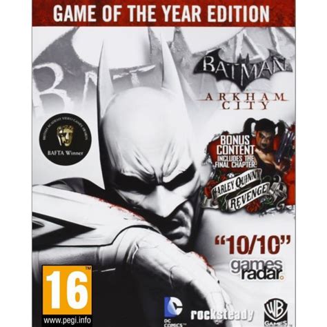 Check spelling or type a new query. Batman Arkham City GOTY Steam Download Digital PC ...