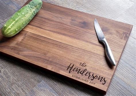 Personalized Cutting Board Engraved Cutting Board Custom Etsy