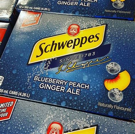 Schweppes Blueberry Peach Ginger Ale Is Back For A Limited Time