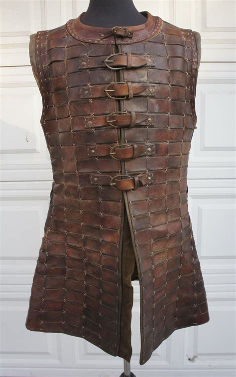 Medieval Coat Brigandine Leather Scale Armor Larp Sca Dracula Untold