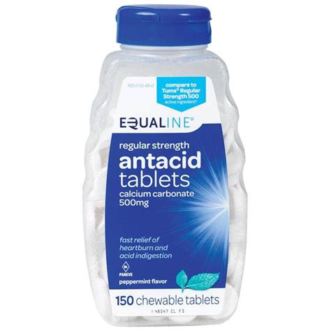 Equaline 150 Ct Antacid Chewable Tablets With Calcium Carbonate