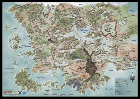 Forgotten Realms Map Dnd 5e Classes Homebrew Pelajaran