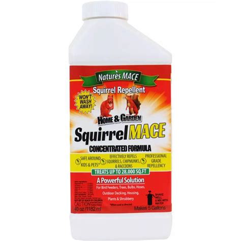 Natures Mace Squirrel Repellent Concentrate 40 Oz