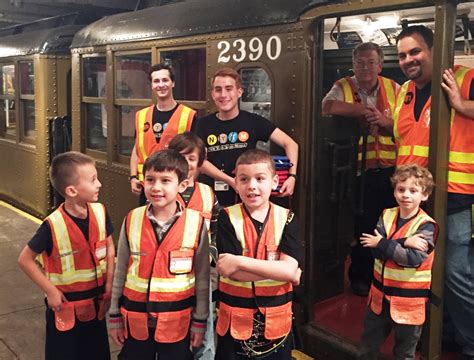 Fall Sleuths With Mta Workers Cropped New York Transit Museum