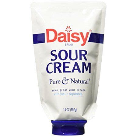 Daisy Pure And Natural Squeeze Sour Cream Regular Ounces Walmart