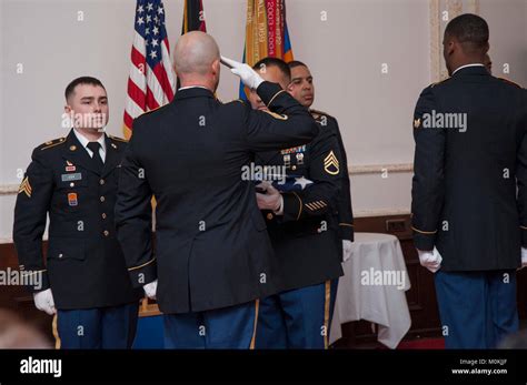 Retirement Ceremony Of Us Army Chief Warrant Officer 4 Brian K