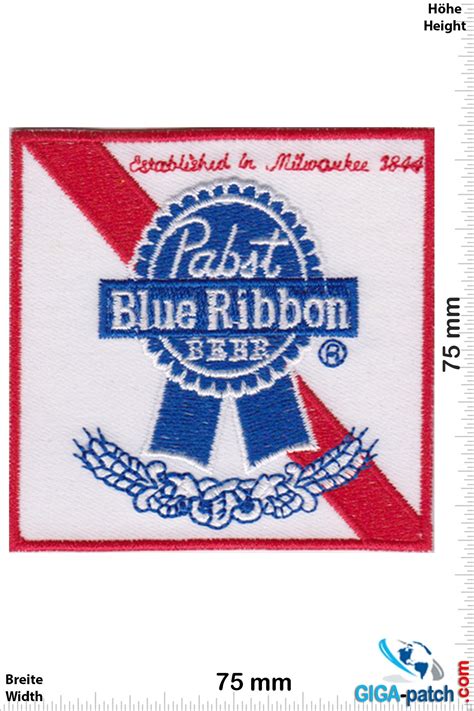 Pabst Blue Ribbon Pabst Blue Ribbon Beer Patch Back Patches
