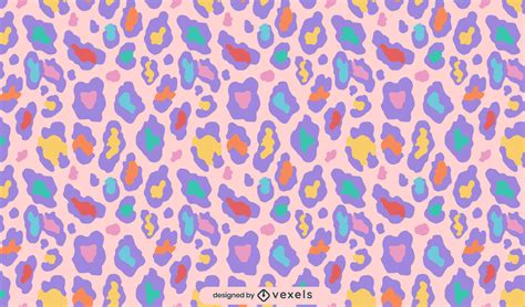 Colorful Leopard Print Pattern Design Vector Download