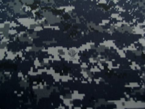 New Authentic Military Camouflage Navy Nwu Blue Digital