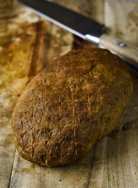 Maple Glazed Vegan Ham Perfect For The Holidays Shane And Simple