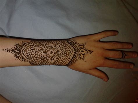 Wrist Henna · A Henna Tattoo · Creation By Louise A