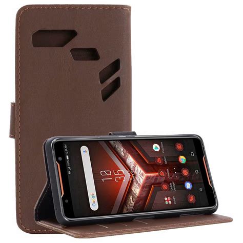 Experience the power and performance brought by one of the very best. For ASUS ROG Phone Leather Case Retro Crazy Horse Wallet ...