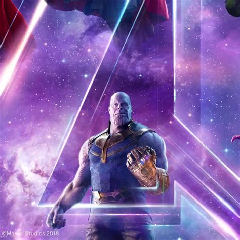 The Avengers Infinity War Characters Assemble Into Giant Poster