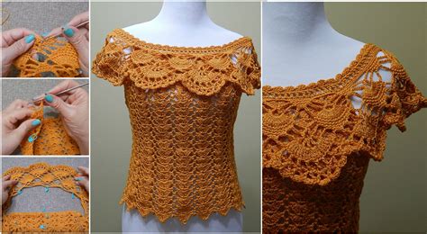 Beautiful Blouse Tutorial With Images Blouse Tutorial Crochet