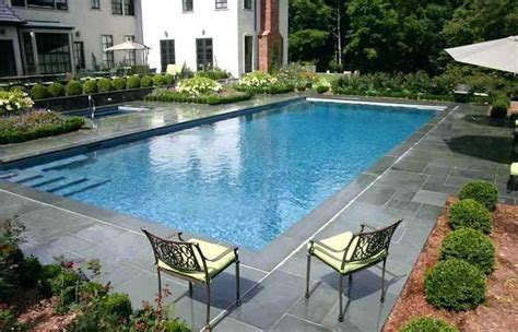 Modern Patio Backyard Rectangle Pool Ideas Wonderful Small