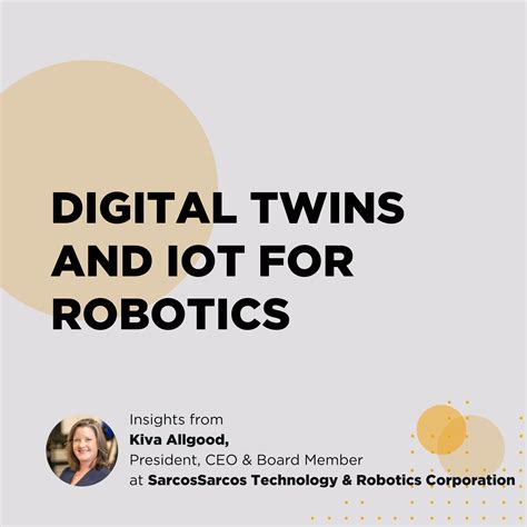 Digital Twins And Iot For Robotics Over The Air Iot Connected