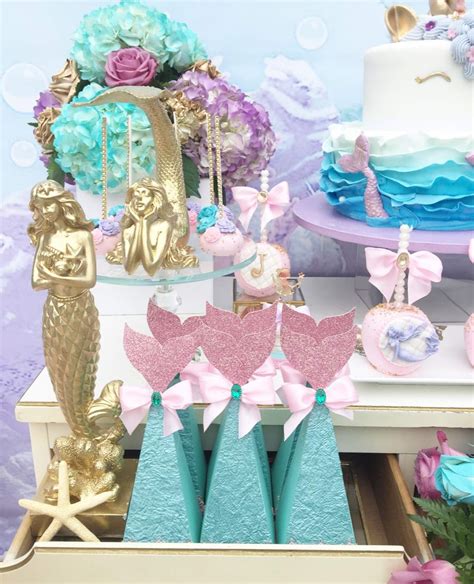 Unicorns Mermaids Fairies Birthday Party Ideas Photo 6 Of 21
