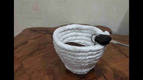 Rope Bowl Diy How To Make Diy Rope Bowls Diy Crafts Youtube