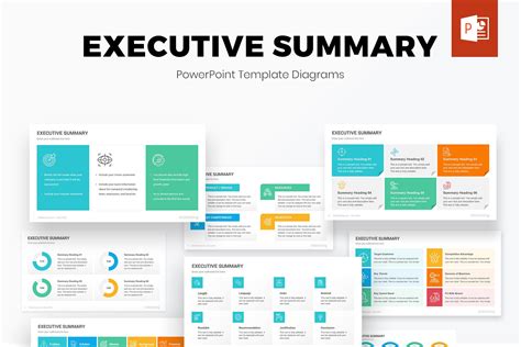 Executive Summary Powerpoint Slides Creative Market