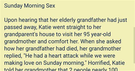 Sunday Morning Sex Funny Grandma