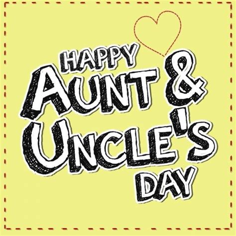 10 Aunt Uncles Day Images Pictures Photos