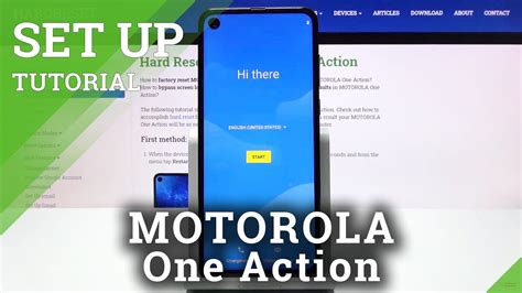 How To Configure Motorola One Action Basic Phone Set Up Youtube