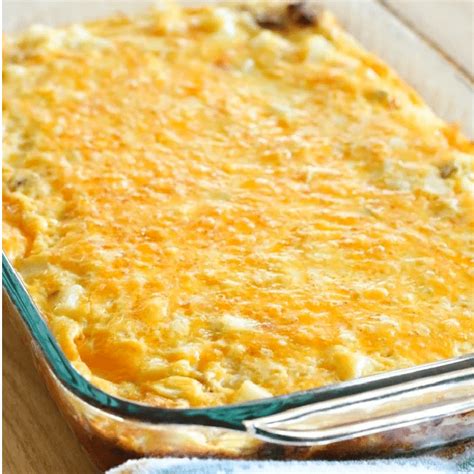 Breakfast Casserole With Potatoes Obrien Cheesy O Brien Egg